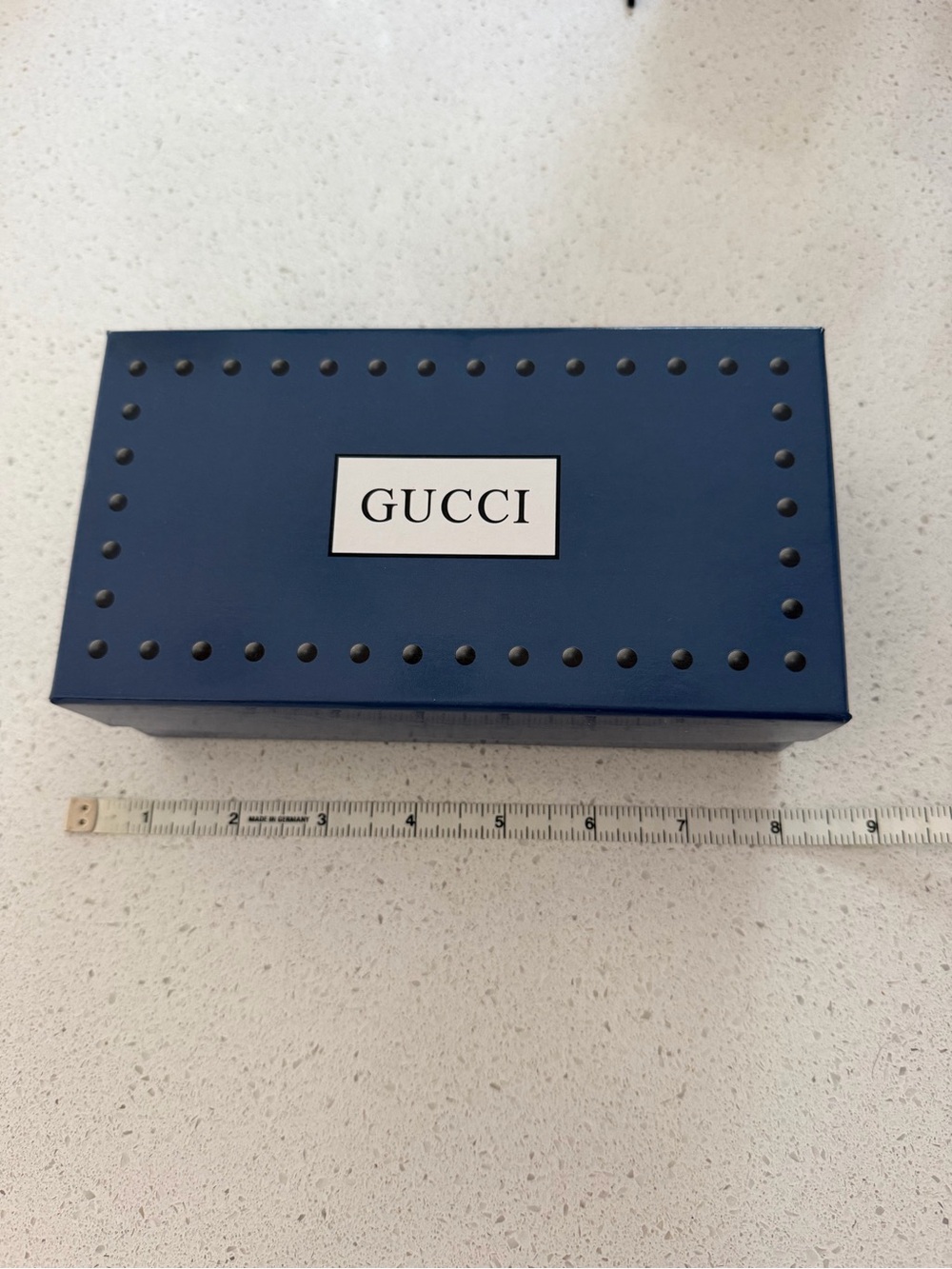 Gucci Navy Blue Studded Logo Box